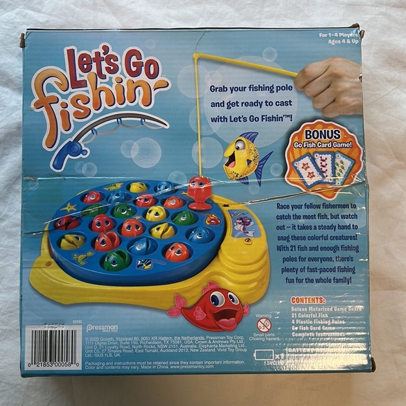 Let’s Go Fishin Game by Pressman Toy - Picture 4 of 7